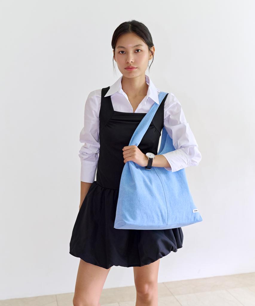 Twofoursix Unisex Denim Hobo - Light Blue Denim Hobo Shoulder Bag
