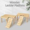 DIY Stairs Toy Jumping Board Hamster Pet Climbing Toy New Wooden Ladder Platform  for Small Pets