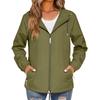 Women's Hooded Lightweight Outdoor Jacket Thin Solid Color Submachine Jacket