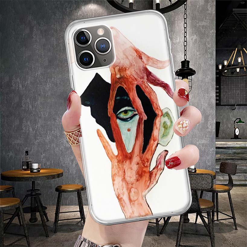 Japanese Horror Manga Style Phone Case For Apple iPhone 17 Air 16 15 Plus 14 + 13 Mini 12 11 Pro Max 7 8 SE 16Max Soft Shell Cov