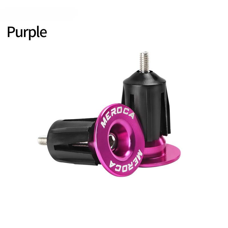 1 Pair Mountain Road Bike Handlebar End Plugs Color Aluminum Alloy Handle Bar End BMX MTB Bike Grip Cover Bicycle Accessories