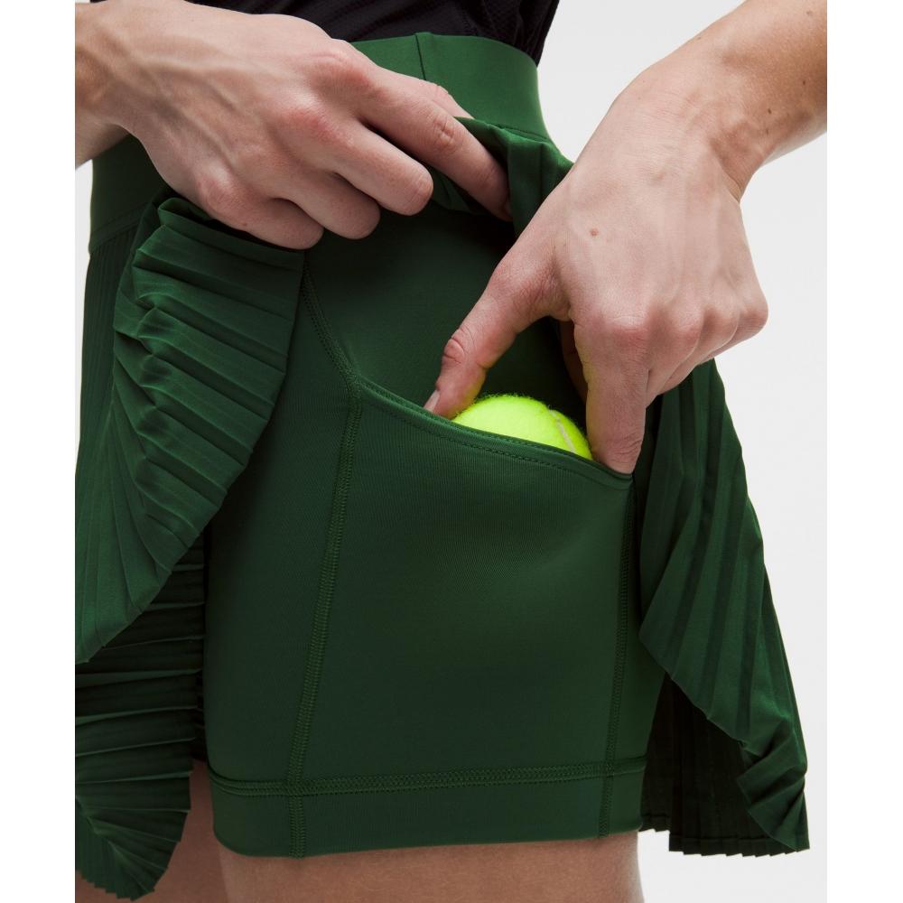 Lululemon Varsity High Rise Pleated Tennis Skirt Ivy Grove