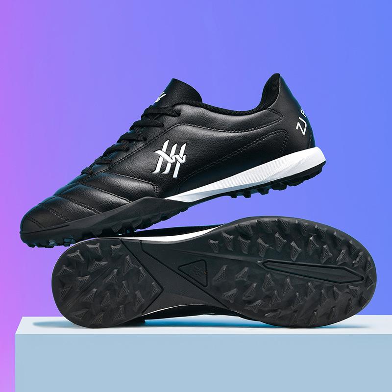 

Football shoes boys and girls tf broken nails artificial turf teen students AG nail leather foot outdoor training shoes 44