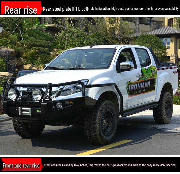 Mitsubishi L200 TRITON 2" Lift Kit with Folding Tow Hook and Front Lift Pad.