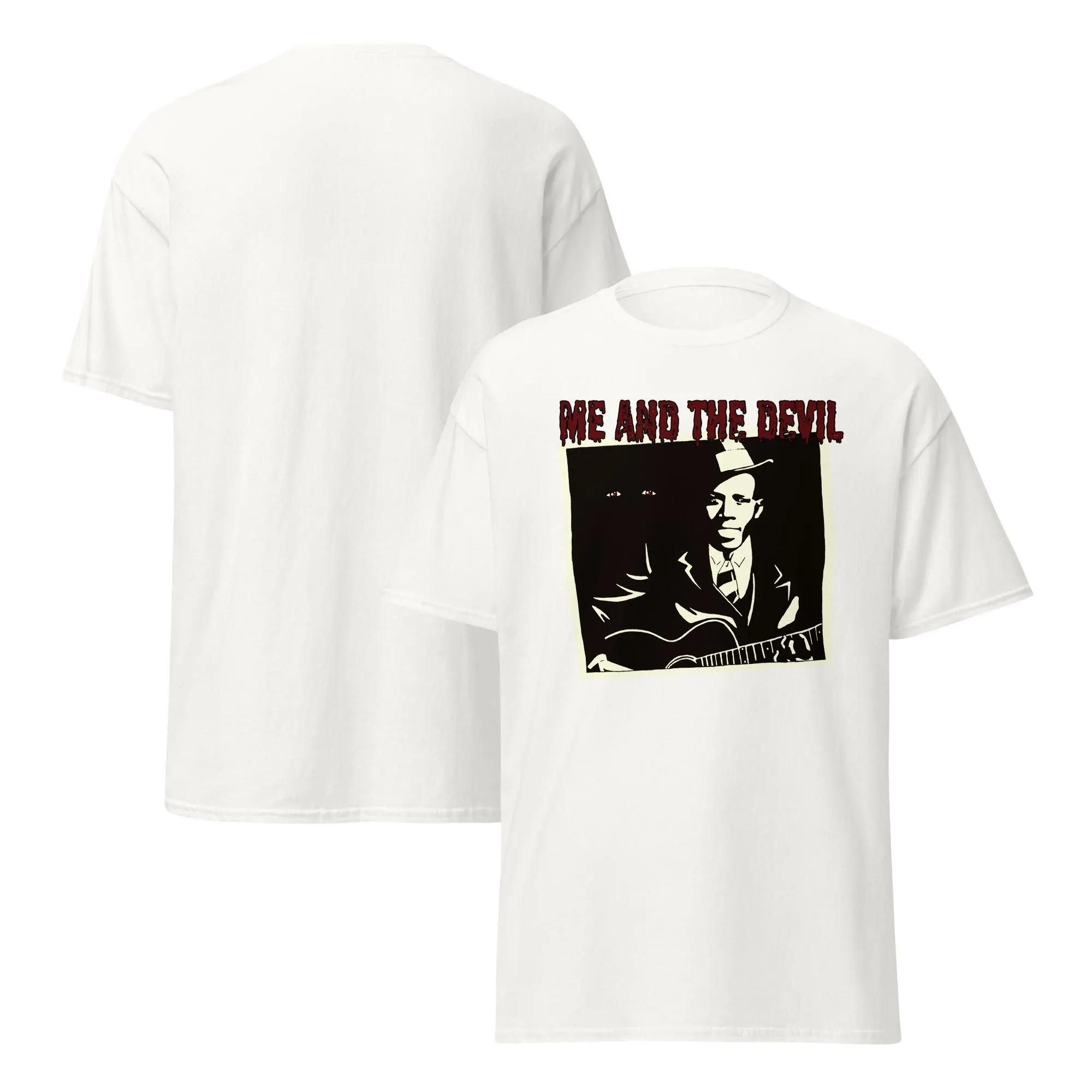 Tshirt Me and The Devil Robert Johnson Blues Collection Midnight Swamp Casual Tshirts for Unisex and Women S