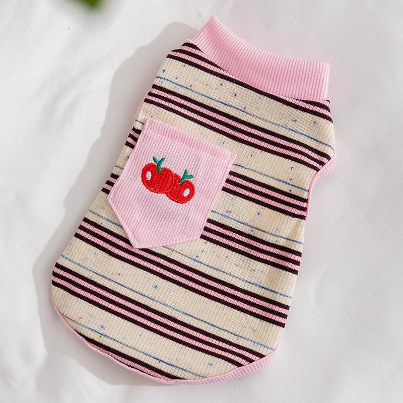 New spring and summer dog clothes love bow suspender teddy than bear small and medium dog summer pet clothes