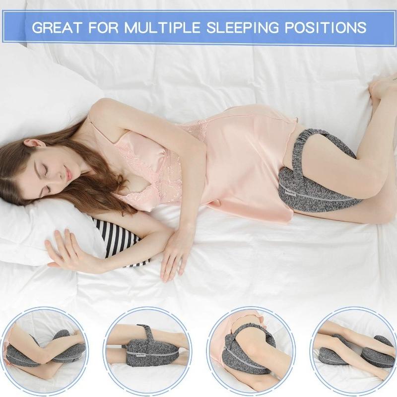 Leg Pillow Knee Pillow for Side Sleepers Leg Pillows for Sleeping Knee Cushion for Sleeping Suitable for Relieving Leg Knee Pain
