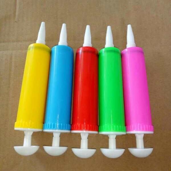 Compact Plastic Hand Air Pump for Swimming Rings and Balloons