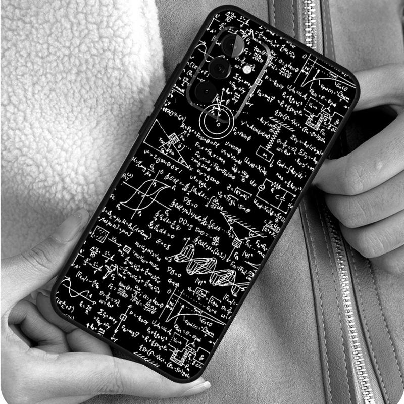Physics Science Maths Formula Phone Case For Samsung Galaxy A15 A25 A35 A55 A54 A34 A14 A13 A33 A53 A12 A32 A52 A71 A51