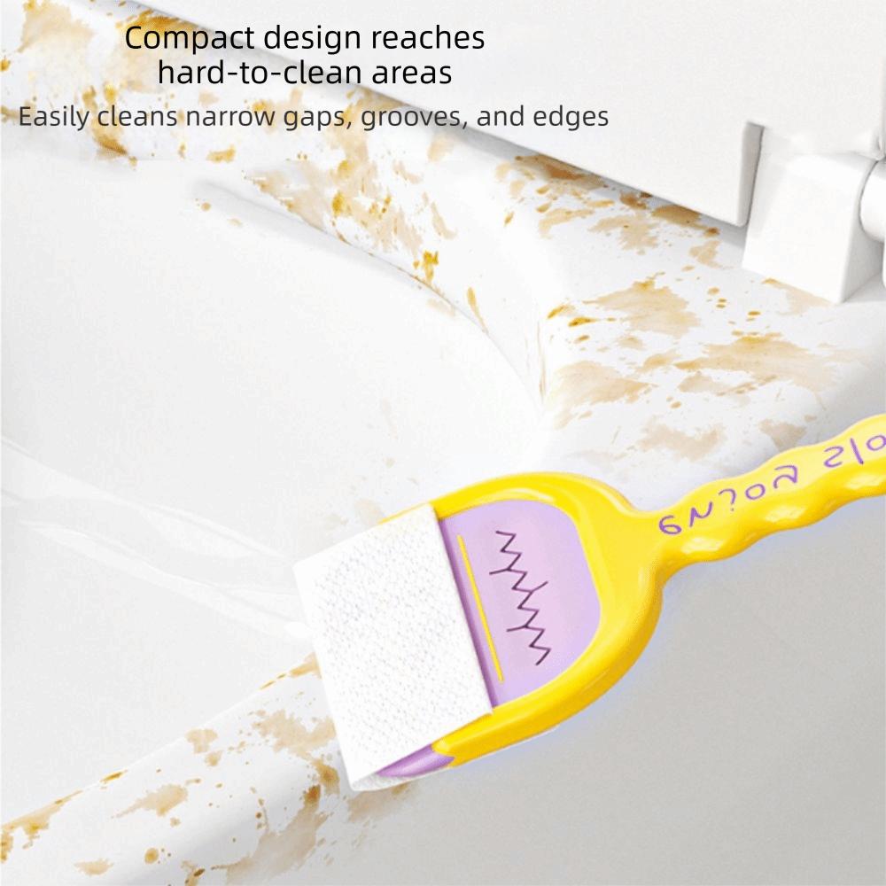 No Dead Corners Corner Gap Scraper Long Handle Bathroom Cleaning Brush  Bathroom