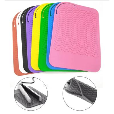 Mata silikonowa odporna na ciepło do włosów, trwała prostownica, lokówka, narzędzie zaciskowe, profesjonalne akcesoria