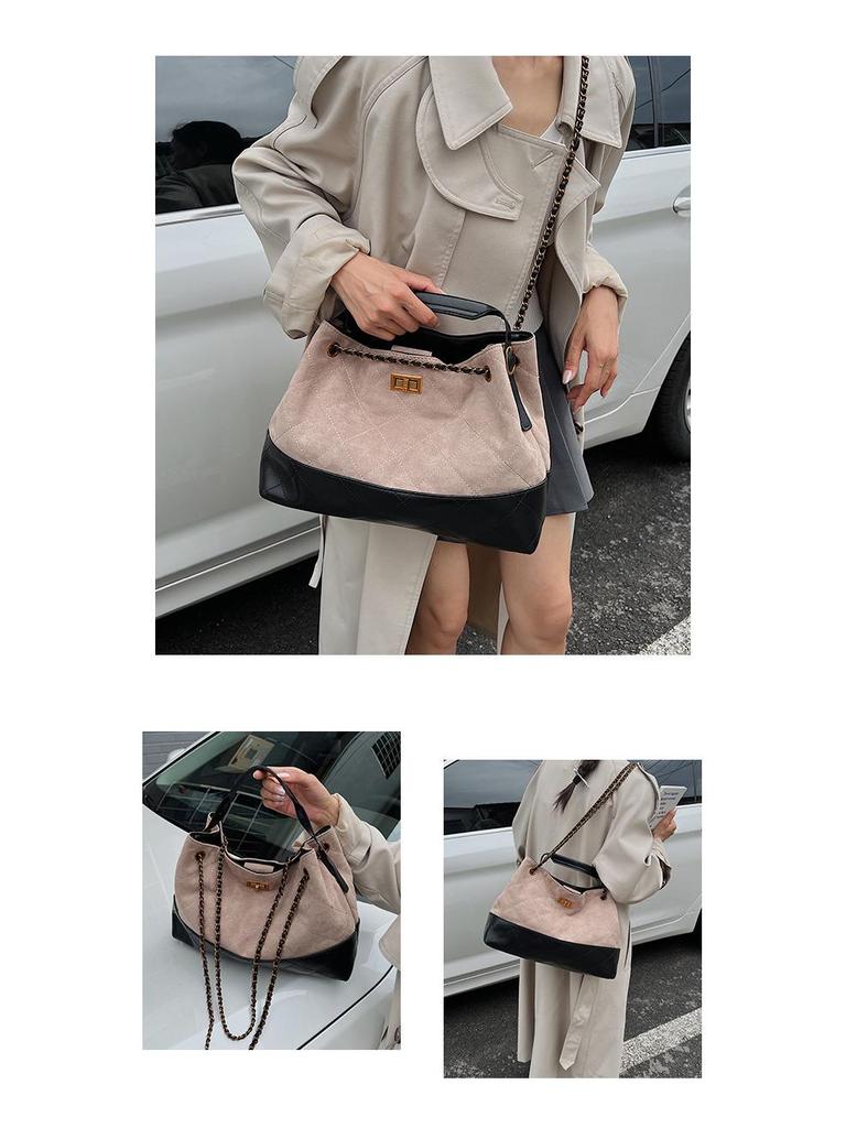 Korean Fashion Women's Large Capacity Versatile Crossbody Tote Bag