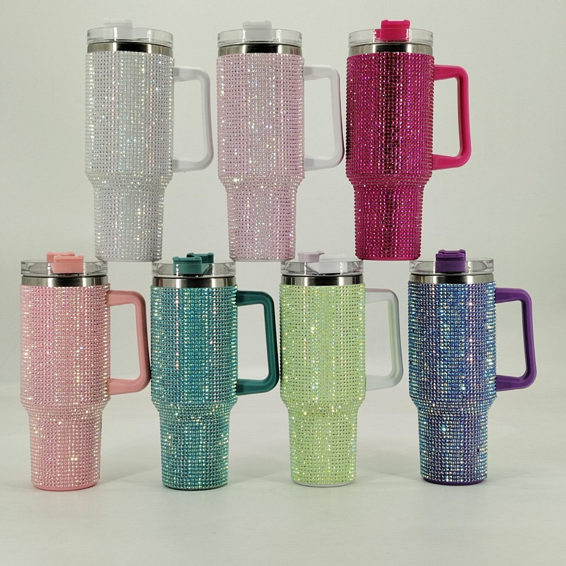 

Индивидуальный вакуумный термостакан с двойными стенками 40 унций, кружка из нержавеющей стали 40 унций, металлические термостаканы с ручкой 40OZ