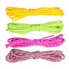 4Pcs 4mm Paracord Rope String 3meter/9.84ft Long Each for Keychain Bracelets Jewelry Making Outdoor Gear Accessories