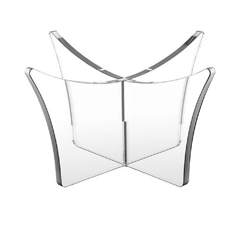 1PC Heavy Duty Acrylic Ball Stand: Portable Display Accessory for Basketball, Football, Soccer, Rugby & Bowling!