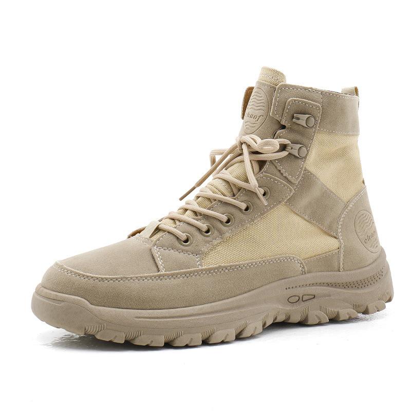 

2025 новые ботинки Мартин, походные ботинки, трендовые высокие платформы, повседневная спортивная мужская универсальная однотонная обувь на шнуровке 39 хаки