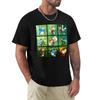 Retro Rayman Characters Squares T-Shirt Graphic T Shirts Shirts Graphic Anime Figures Mens T Sh