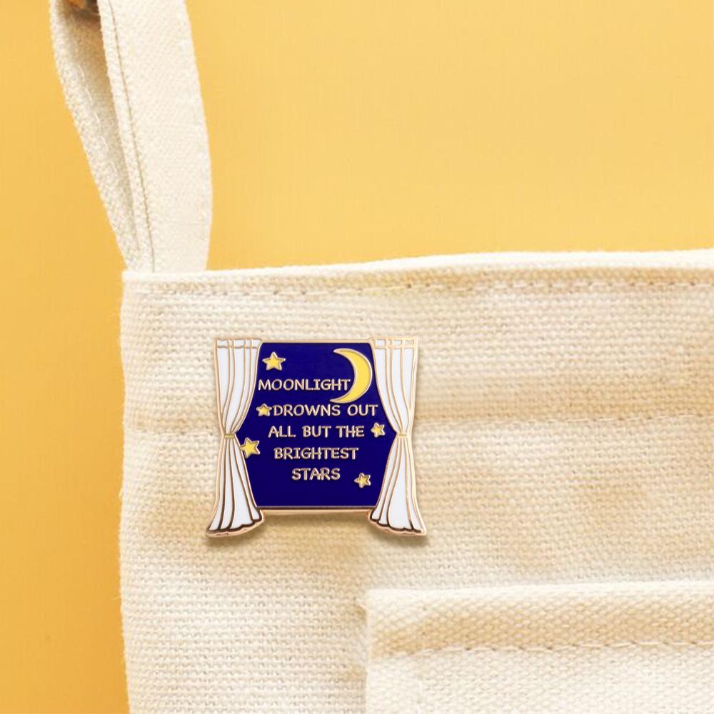 Bright Star Tolkien Quote Enamel Pin