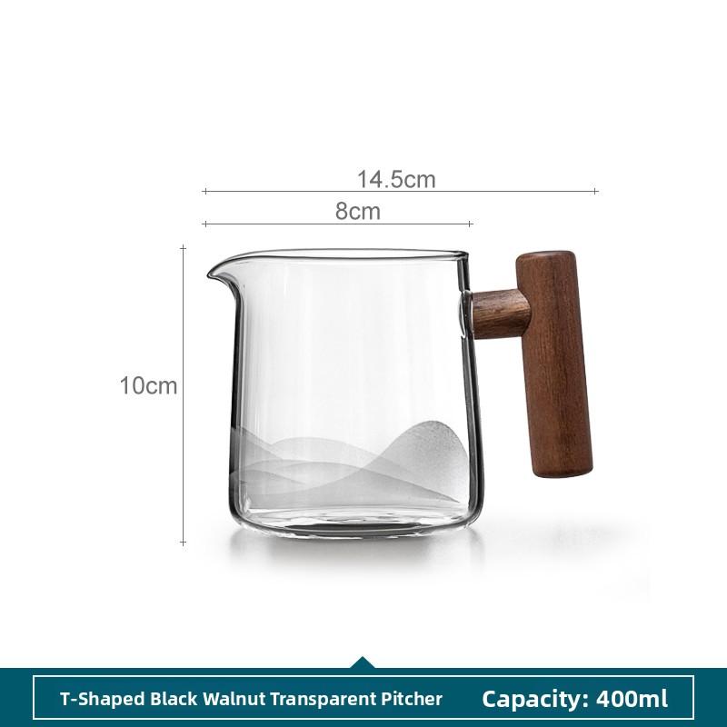 San Xun No-Argument High-End Glass Public Cup Heat-Resistant Tea Brewing Set Accessories Gourmet Tea Brewing Equipment