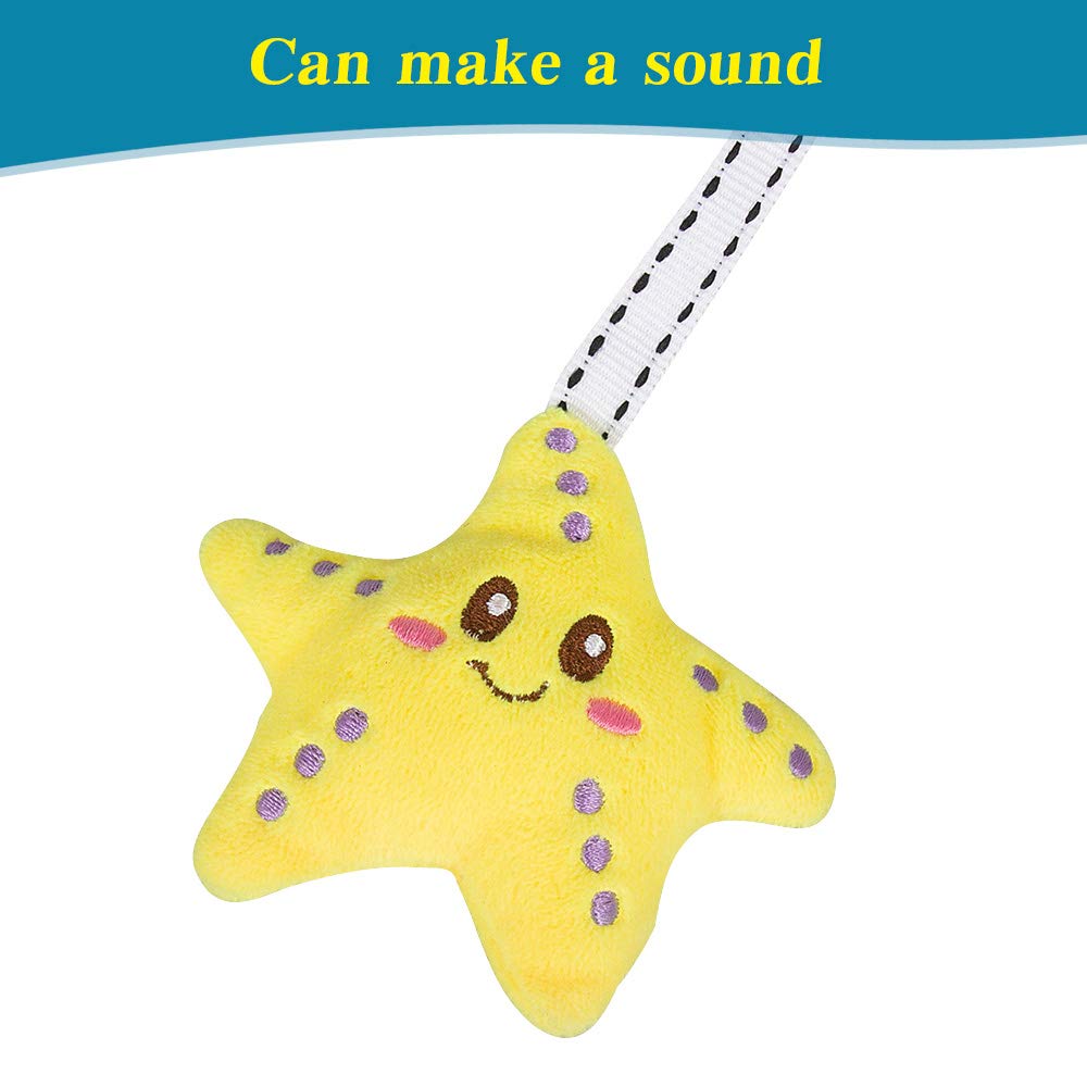 Bouncer Toy, Crib Toy, Hanging Toy for Babies (0+), for Indoor and Outdoor Sensory and Motor Skill Development (Elephant)