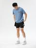 Men's Double-Layer Quick-Dry Running Shorts with Phone Pocket