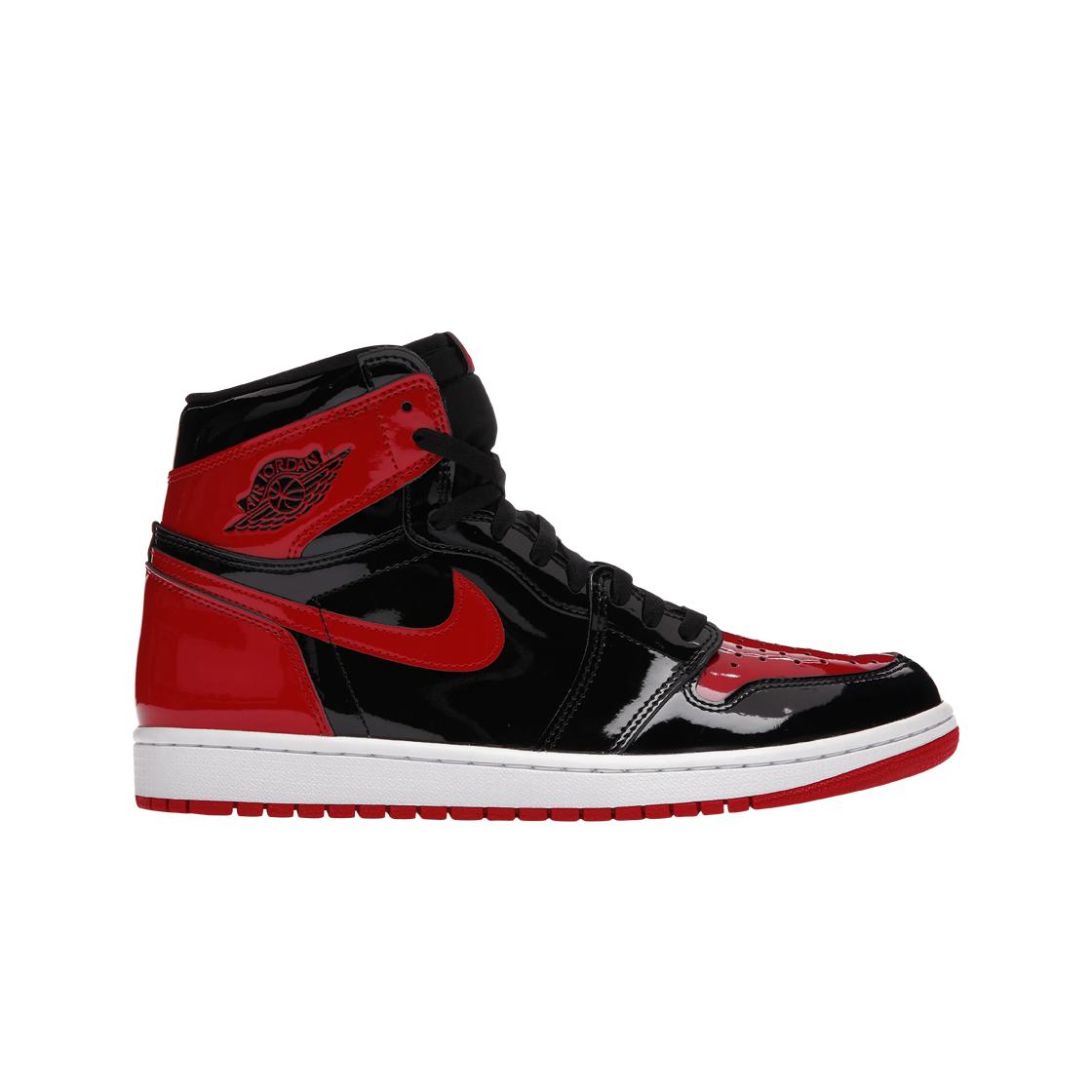 

Мужские кроссовки Jordan 1 Retro High OG Patent Bred 555088-063