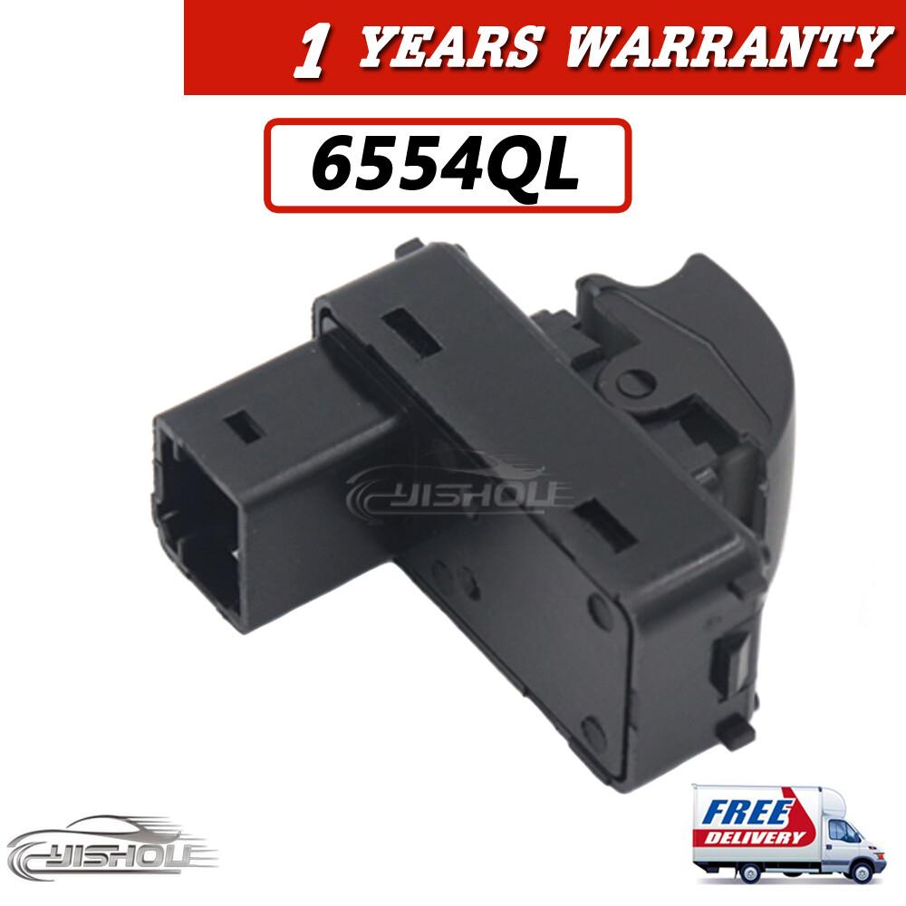 1x Passenger Side Power Window Switch 6554.QL For Citroen C4 Peugeot 207 6554.QL