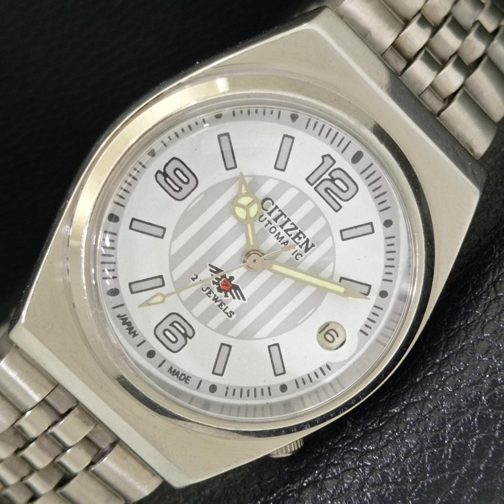 

ЯПОНИЯ ОРИГИНАЛЬНЫЕ ВИНТАЖНЫЕ ЧАСЫ CITIZEN АВТОМАТИЧЕСКИЕ 8200 МУЖСКИЕ БЕЛЫЙ ЦИФЕРБЛАТ a500203-2 R151b-a500203