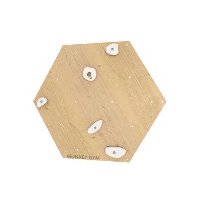 Climbing Wall Cube 1 Wood - White Grips