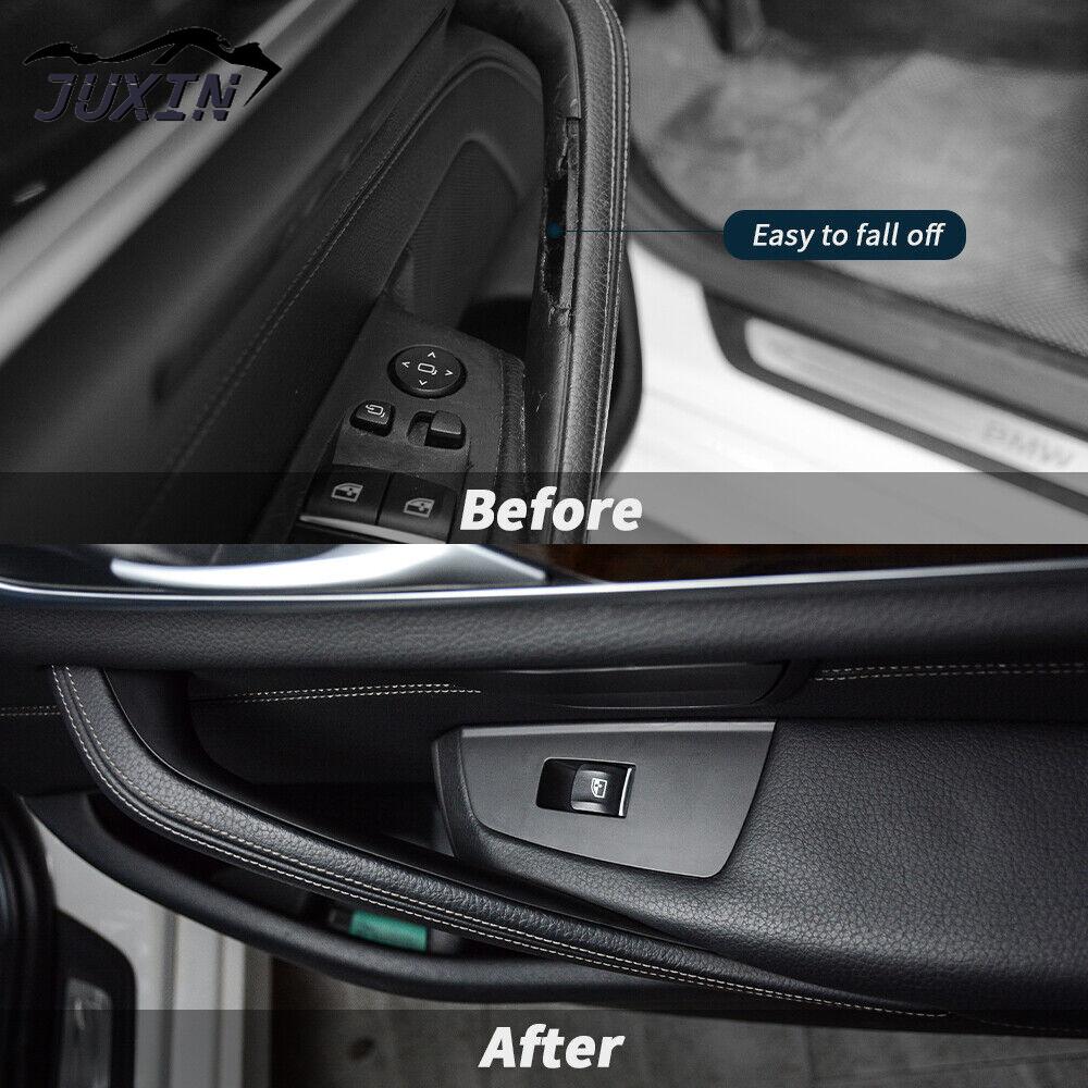 Innentürgriff-Panel-Abdeckungsverkleidung, passend für BMW 5er-Serie 2018–2023 G30 G38 530i, Kohlefaser