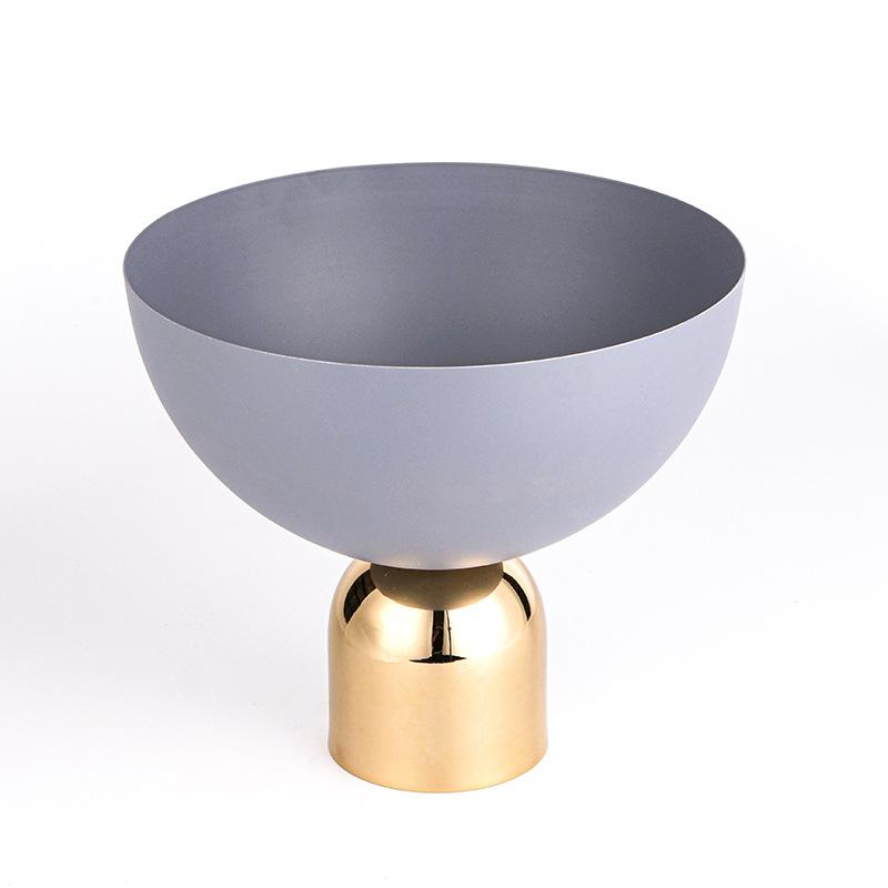 

Nordic Ins Стиль Металлический Светильник Роскошный Фруктовый Поднос Фруктовый Карман Модельная Комната Выставочный Зал Отель Художественный Поднос Украшения