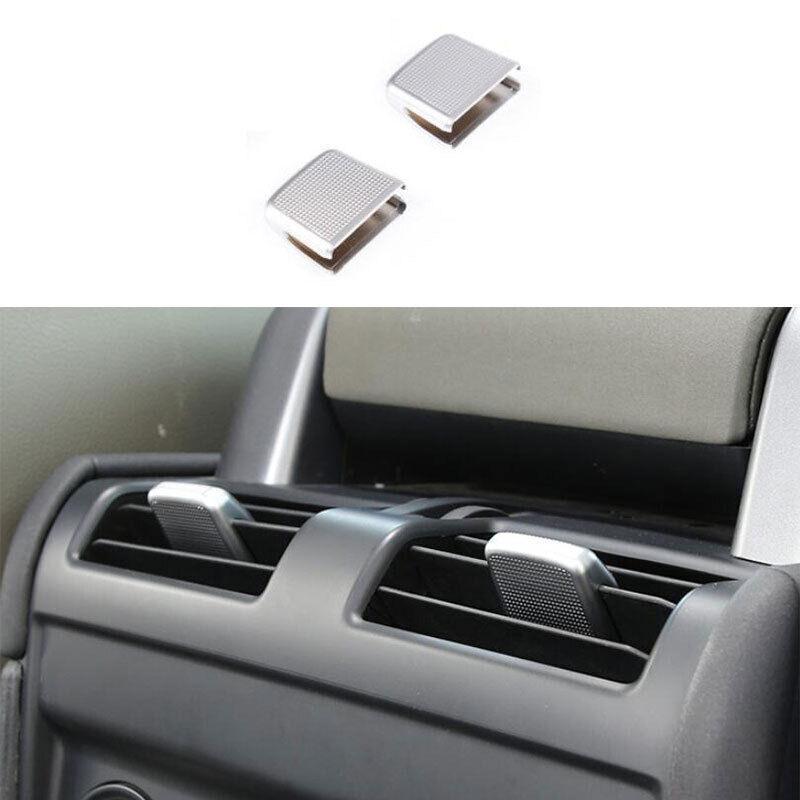 Fit For Defender 110 90 - ABS Silver Rear AC Outlet Adjusting Rod Trim