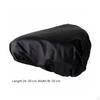 Cycle Saddle Rain Cover Rainproof PVC Seat Black S
