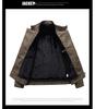 New Men's Asymmetrical Zipper Leather Motorcycle Jacket - European & American Style