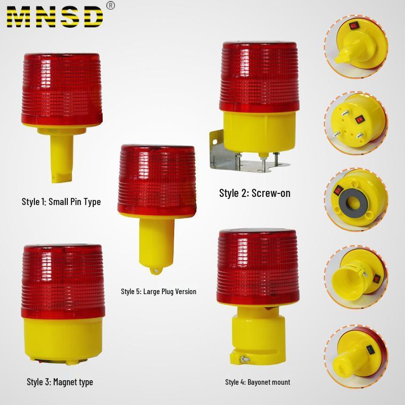 Solar Strobe Light for Construction and Traffic Safety