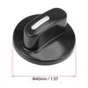 uxcell Timer Knob Range Replacement Knob Time Control Knob Round Knob for Microwave Cooker Half Shaft 1pc -