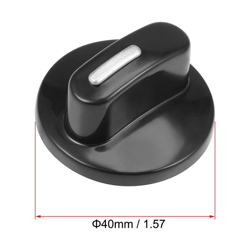 uxcell Timer Knob Range Replacement Knob Time Control Knob Round Knob for Microwave Cooker Half Shaft 1pc -