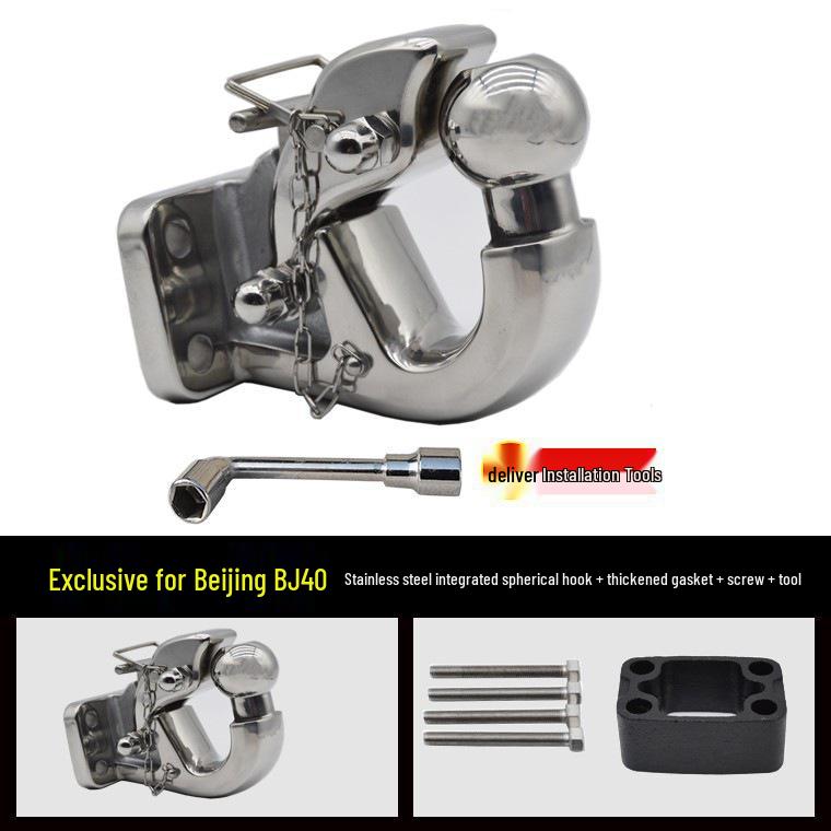 Beijing BJ40e 24-25 Model Rear Bumper Trailer Hitch with Towing Hook & Arm