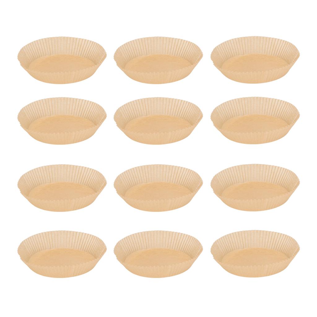 50PCS Fryer Paper Liner Round Disposable Non Stick Fryer Baking Paper for Kitchen Microwave Oven