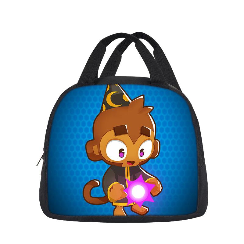 Sac à déjeuner Bloons TD 6 nouvelle grande capacité léger tendance imprimé jeu maternelle garçons et filles extérieur pique-nique sac repas