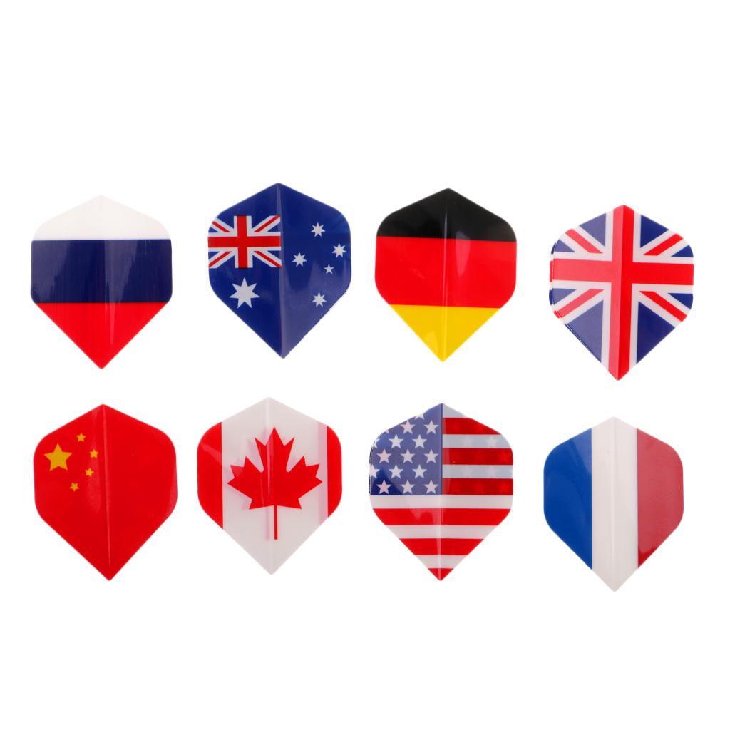Multi Color Pet Dart Flights Stiff Tear Resistant Darts Accessory For Darts Steel Tips Electronic Dartboard Darts Dart 24Gm