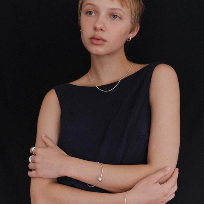 Another Layer Once Circle Bangle (silver925)(2type)