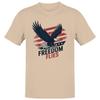 Freedom Flies Patriotic Bald Eagle Art Men's T-shirt