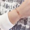 Purple Gold Fashion Classic Shiny Rose Gold Plated Color Gold Self-Kept High-End Temperament Bracelet