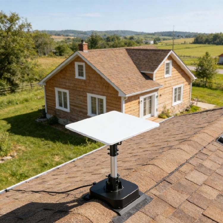 Secure Mounting Base For Satellite Dish Easy arrange No Tools required Weather Resistant Iron Build
