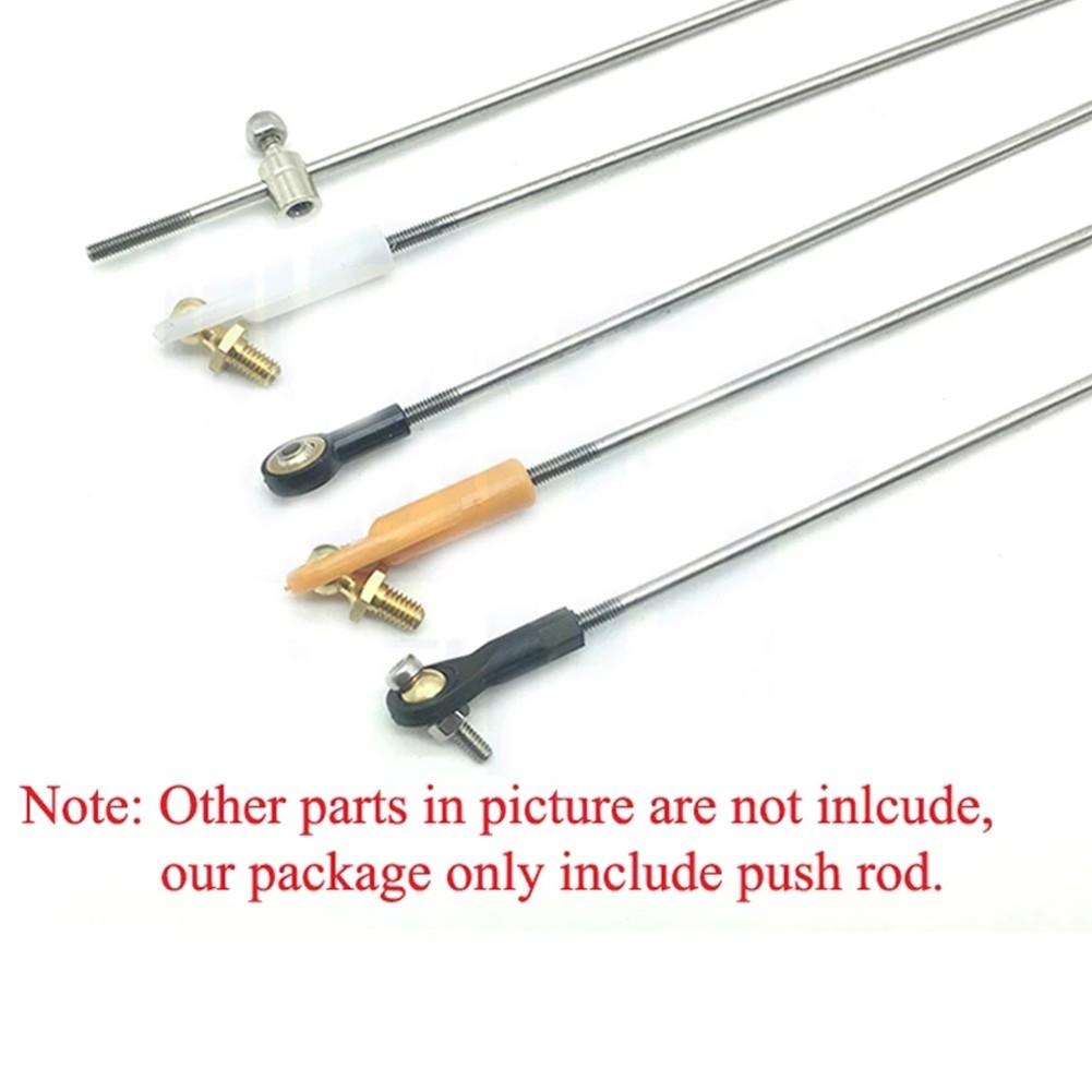 M2 Stainless Steel Tie Rod Links Push Rods for DIY For RC Module (10pcs)