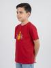 MONTE CARLO Boy Oversized Red Tshirt