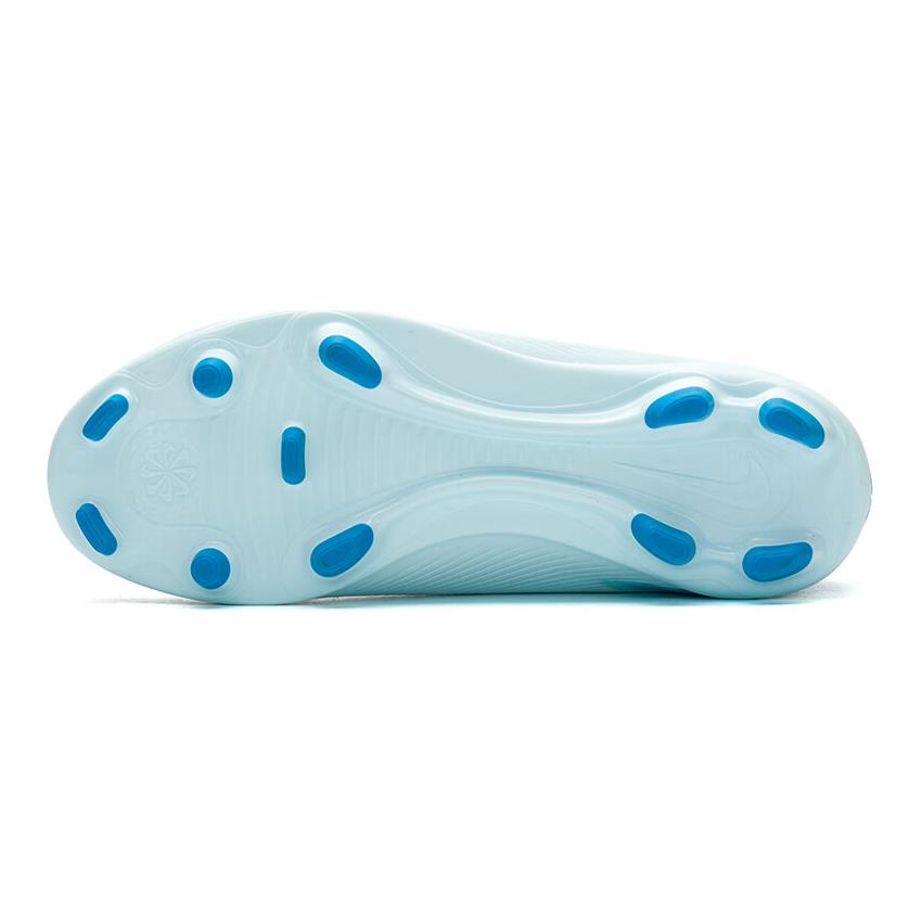 New Nike Anti Slip Wear Resistant Low Top Kids' Soccer Shoes Blue Teenagers FQ8286-400