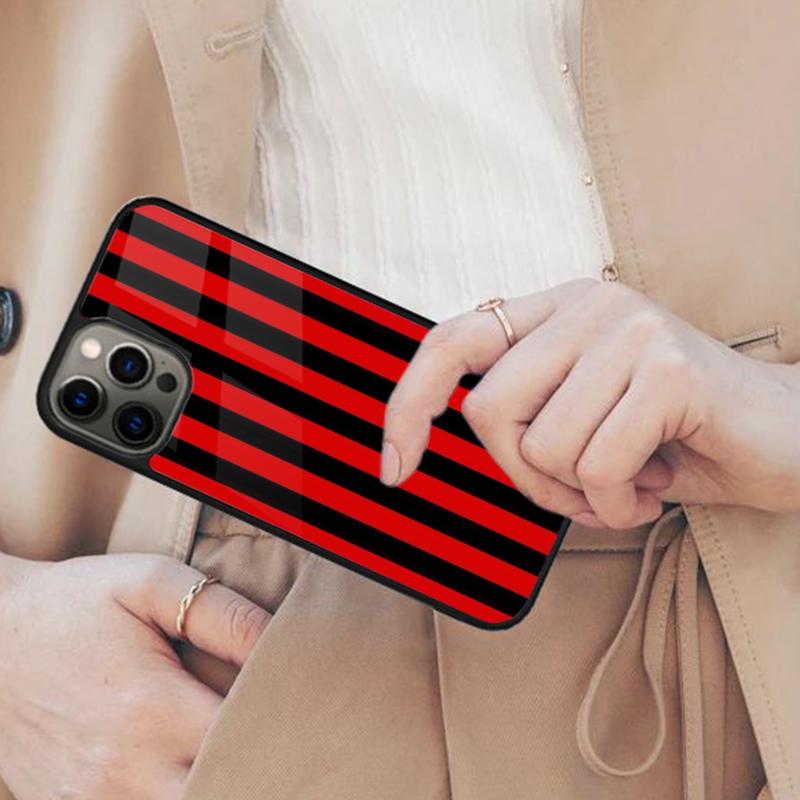 

Milan Stylish Stripe Design Magnetic Phone Case For APPLE iPhone 17 Air 16 14 13 12 Pro Max 15 Plus Charge With MagSafe Cover iPhone 13mini