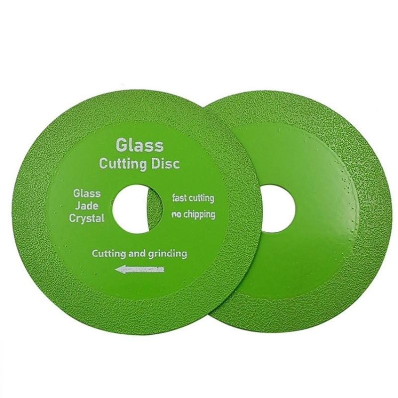 Glass Cutting Disc 20mm Inner Hole Diamond Marble Saw Blade Jade Crystal Wine Bottles Grinding Chamfering Polishing Cutting100mm